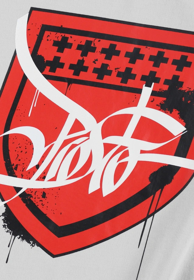 Koszulka męska t-shirt Prosto Damage Target szara