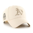 Czapka z daszkiem 47 Brand Oakland Athletics Cooperstown Natural kremowa