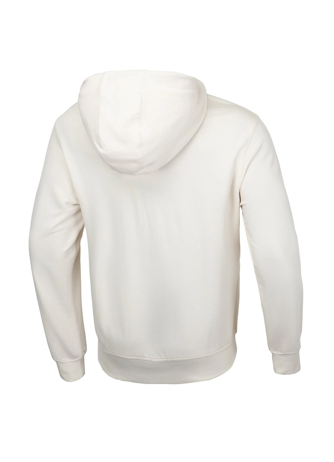 Bluza z kapturem Pitbull Pit Bull Small Logo Zip Terry hooded bezowa