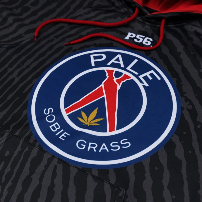 Bluza męska z kapturem Dudek P56 Imprinnt czarna