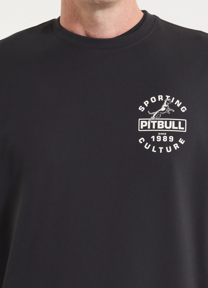 Bluza męska bez kaptura Pitbull Pit Bull Physical Culture czarna