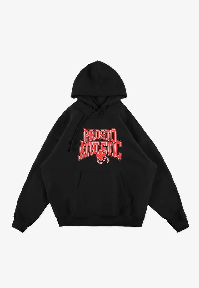 Bluza męska z kapturem oversize Prosto Chicago czarna