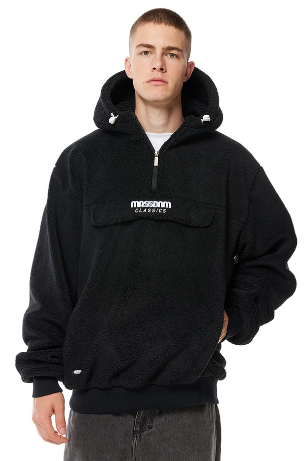 Kurtka przejściowa polarowa Mass Denim Frontside 2.0 czarna