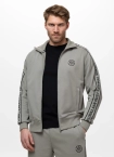 Bluza męska rozpinana Pit Bull Nexus dusty salvia