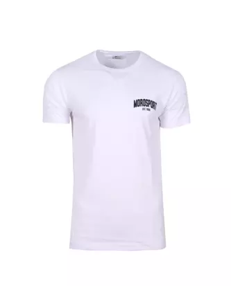 Koszulka męska T-Shirt Moro Sport Mini University biała