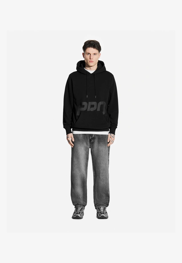 Bluza męska z kapturem Prosto Pro hoodie czarna