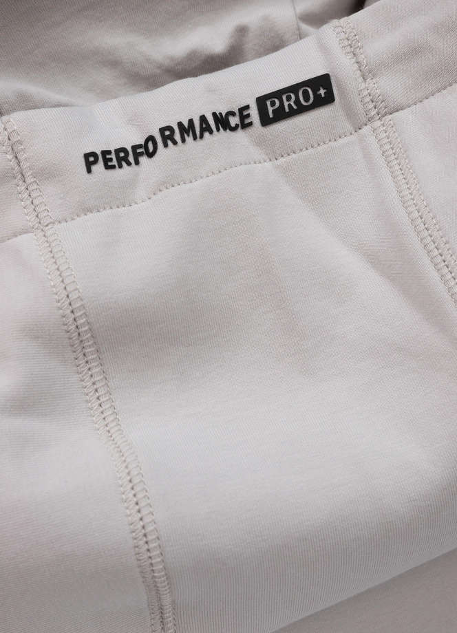 Bluza męska z kapturem Pitbull Pit Bull Dogwood ZIP złamana biel