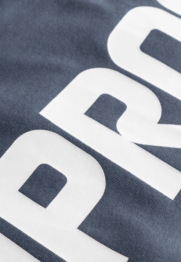 Koszulka męska t-shirt oversize Prosto Classic Block granatowa