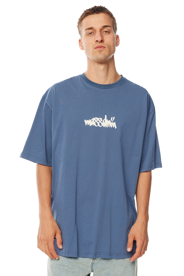 Koszulka męska t-shirt Mass Dnm Nostalgia. Angel niebieska