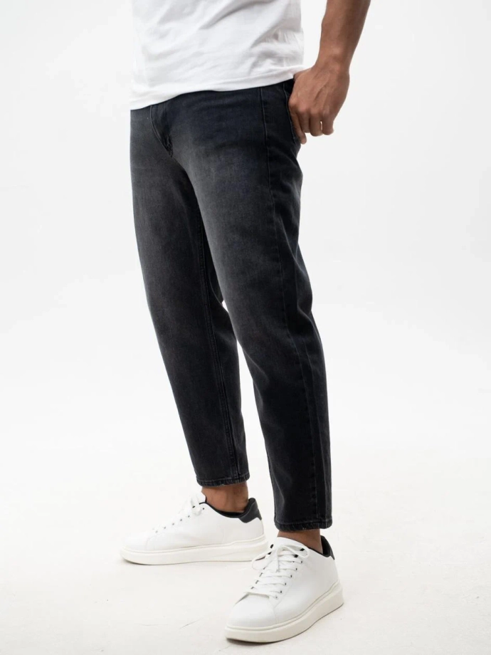 Spodnie męskie Jeans Carrot Jigga Wear Crown czarne