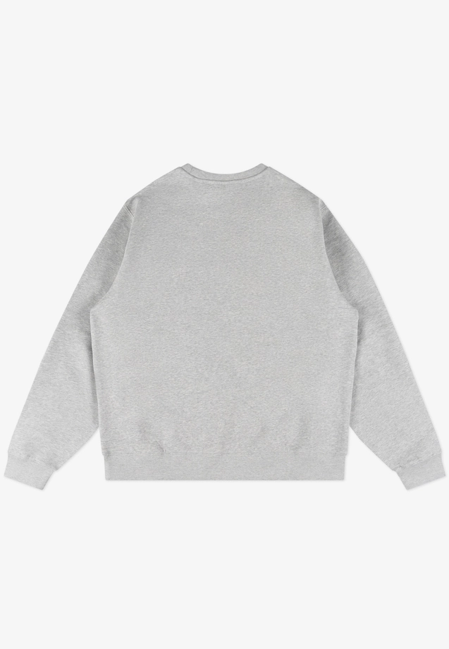 Komplet męski dresowy Prosto Shield crewneck szary