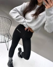Legginsy damskie Olavoga LUXORA czarne