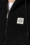Kurtka przejściowa rozpinana Teddy Mass Denim Patch czarna