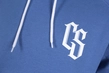 Bluza męska z kapturem Ciemna Strefa CS Reglan Sleeves hooded niebieska