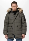 Kurtka zimowa męska parka Pit Bull Kingston II oliwkowa