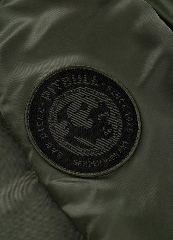 Kurtka męska przejściowa bomberka Pit Bull MA-1 Akron zielona