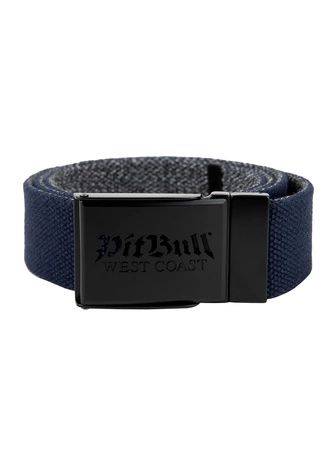 Pasek parciany Pitbull Webbing Belt Old Logo navy/charcoal