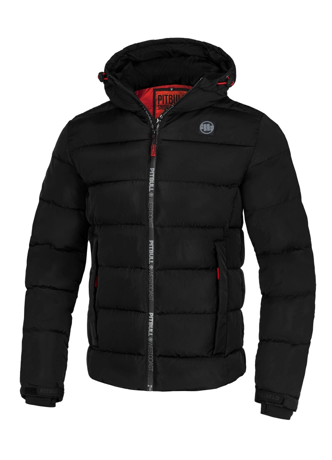 Kurtka zimowa męska Pit Bull Airway V 24 Hooded Jacket czarna