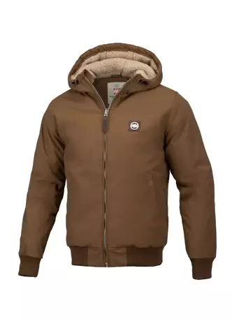 Kurtka zimowa męska Pit Bull Elkwood 3 Jacket brązowa