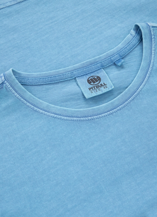 Koszulka damska T-shirt Pit Bull Denim Washed Oceanside jasno niebieska