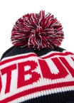 Czapka zimowa z pomponem Pit Bull Beanie Fleming granatowo/czerwona