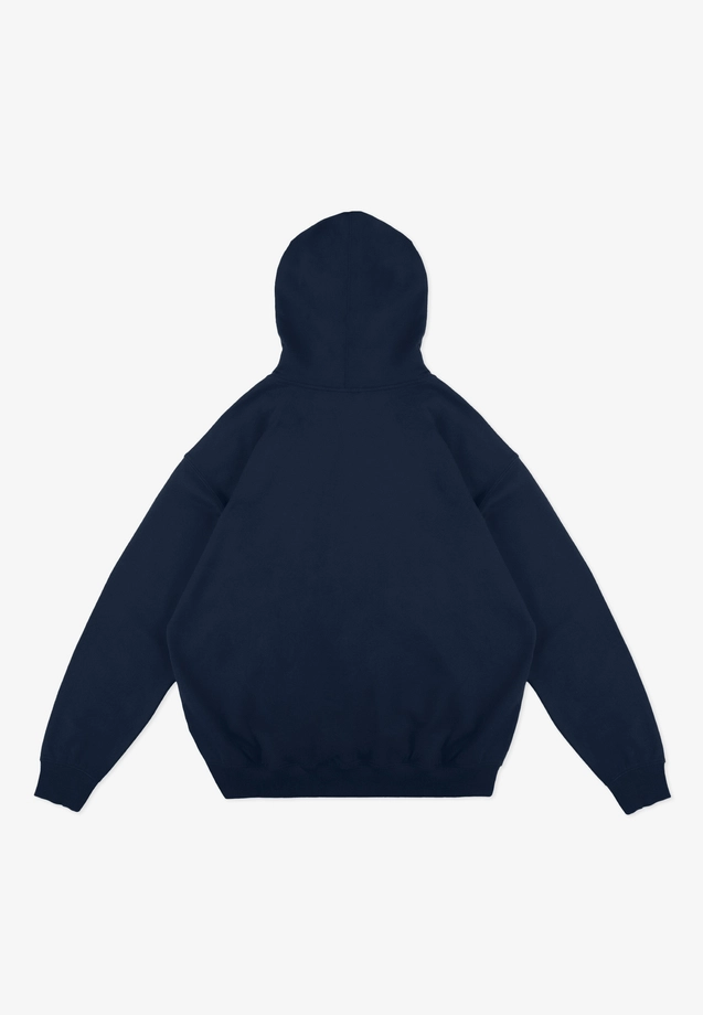 Komplet męski dresowy oversize Prosto Chicago granatowy