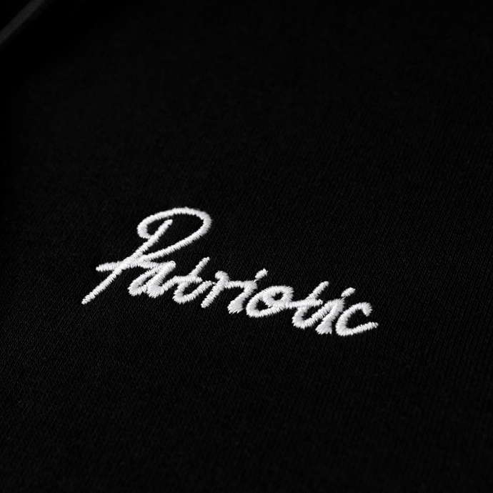 Bluza męska z kapturem Patriotic College Keep It czarna