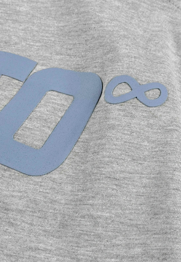 Koszulka męska t-shirt oversize Prosto Big Log Infinity szara