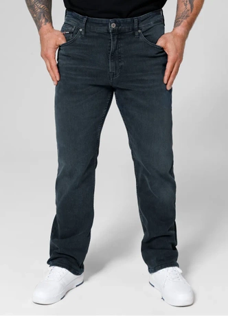 Spodnie jeans męskie Pitbull Dark Wash Highlander granatowe