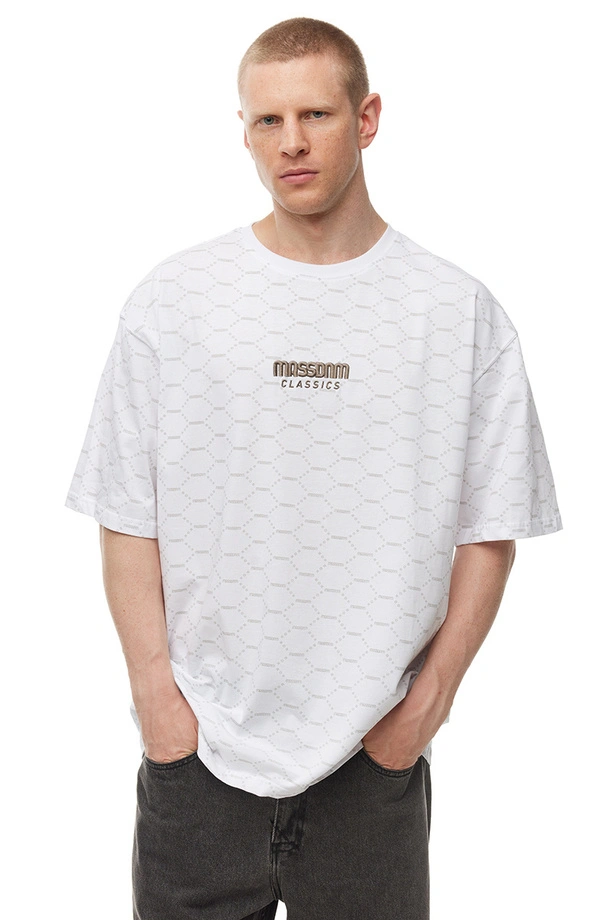 Koszulka męska t-shirt Mass Dnm Biarritz biała