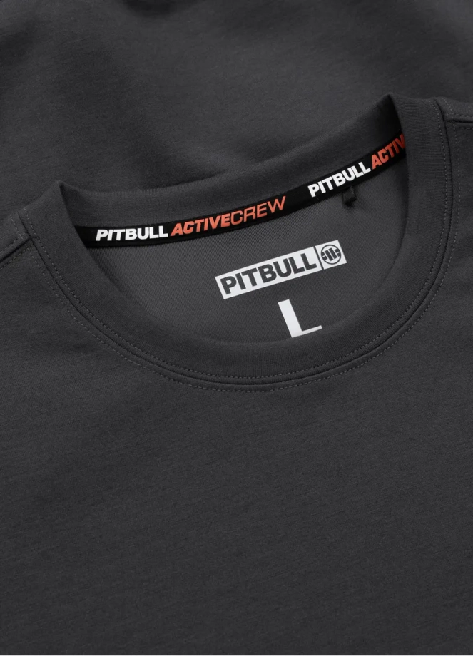 Bluza męska Pitbull Pit Bull Explorer crewneck ciemno szara