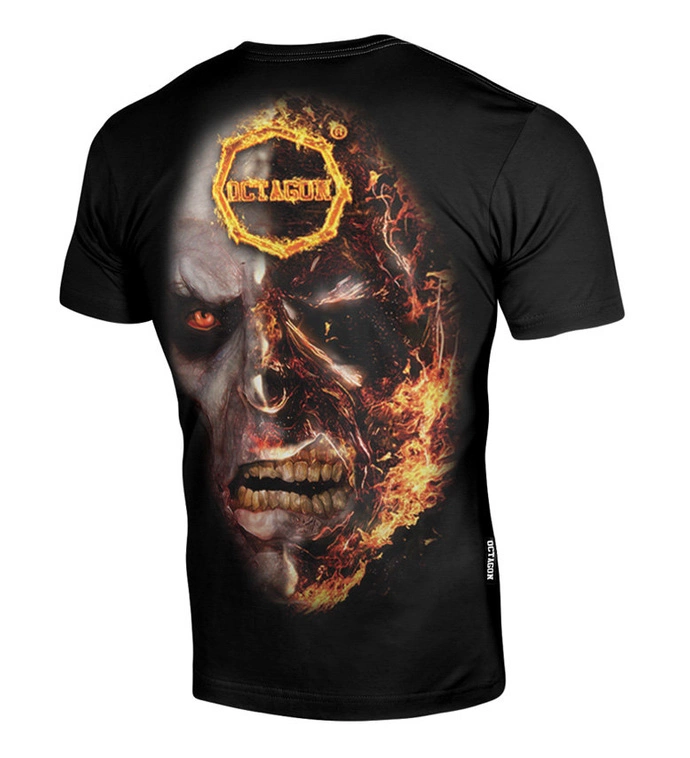 Koszulka T-shirt męski Octagon In Fire czarna