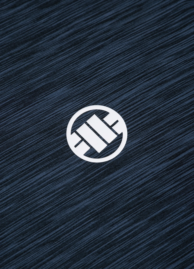 Koszulka męska T-shirt Pit Bull Performance Pro+ Casual Sport Small Logo granatowa