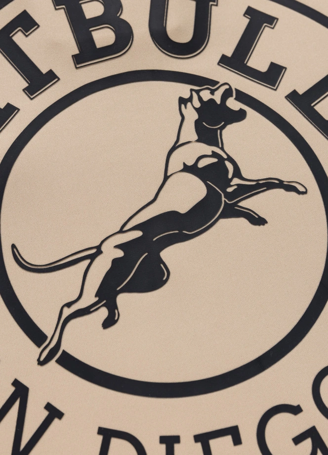 Bluza męska rozpinana Pit Bull San Diego CA jasno beżowa
