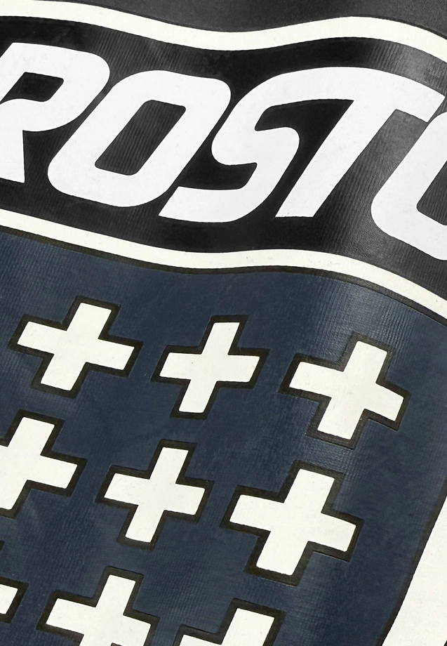 Koszulka męska t-shirt Prosto Big Shield granatowa