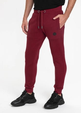 Spodnie dresowe męskie Pitbull Terry Small Logo bordowe