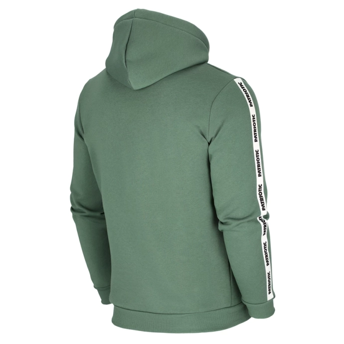 Bluza męska z kapturem Patriotic Cls App Tape zielona