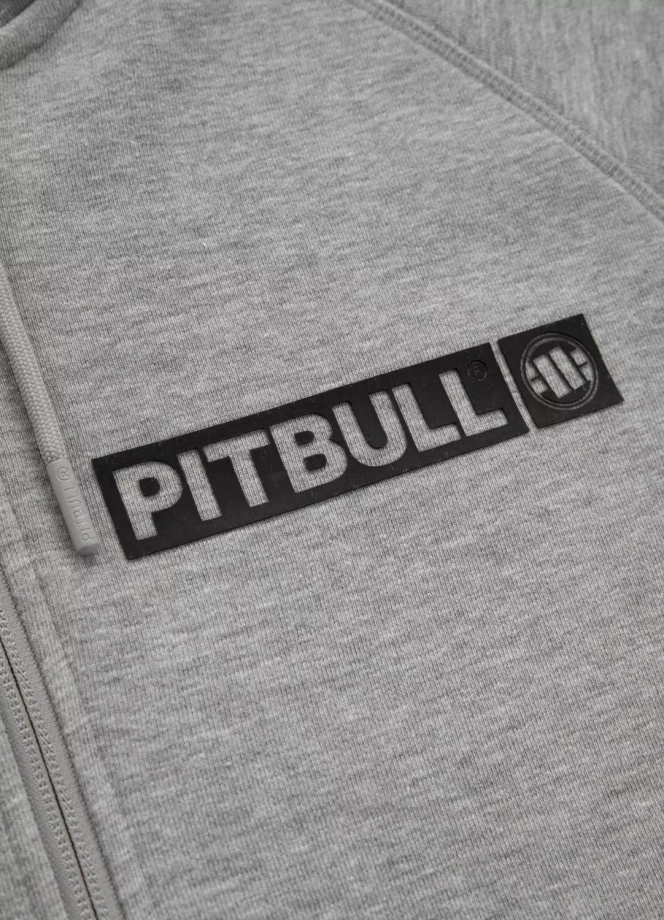 Bluza męska Pit Bull West Coast Dandridge Pitbull hooded szara