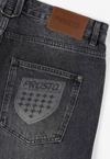 Spodnie męskie Jeans Baggy Prosto Shield szare