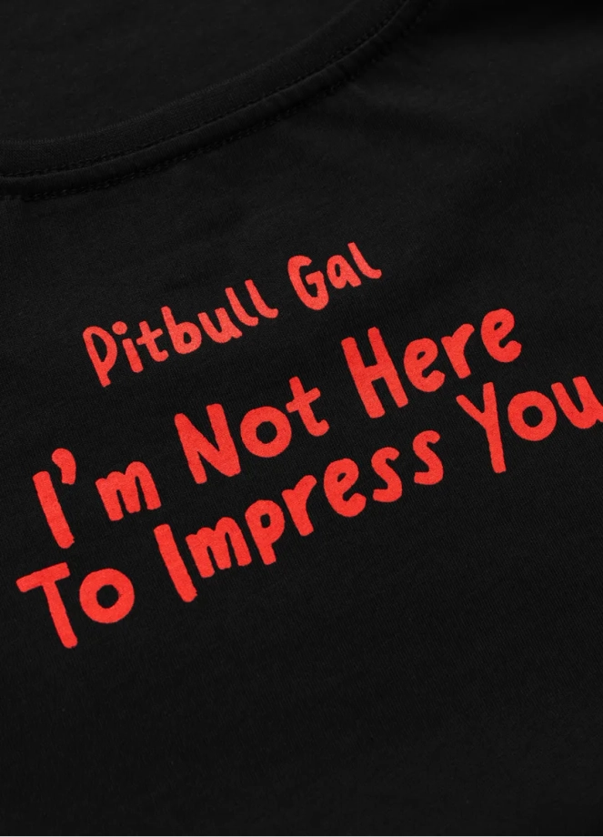 Koszulka damska T-shirt Pit Bull Sweetie-Chu 2 czarna