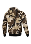 Kurtka męska wiosenna przejściowa Pit Bull Athletic Logo Nylon Jacket wiatrówka piaskowe camo