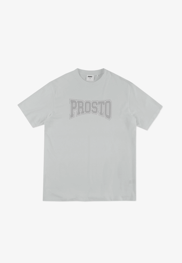 Koszulka męska t-shirt Prosto Collage szara