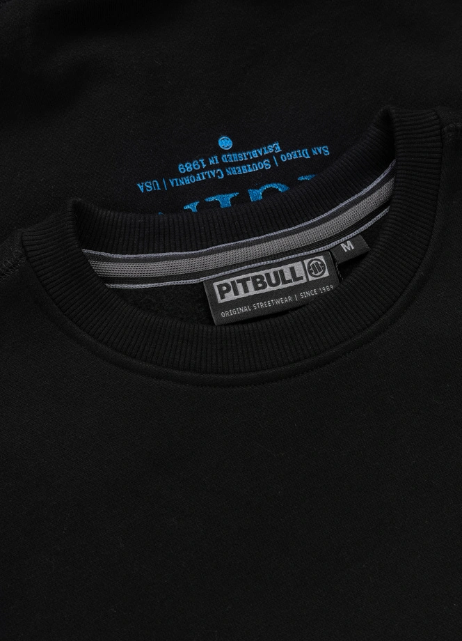 Bluza męska bez kaptura Pit Bull Midnight czarna