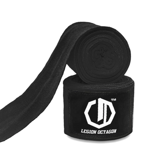 Owijki/Bandaże bokserskie Legion Octagon Standard 4m czarne