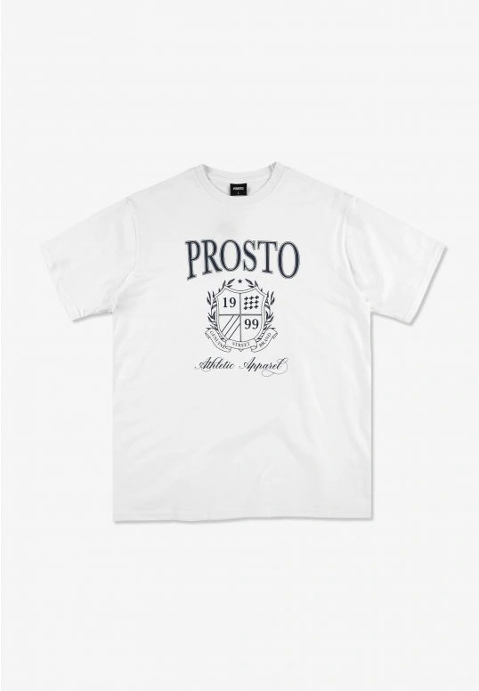 Koszulka męska t-shirt Prosto Plurt biała
