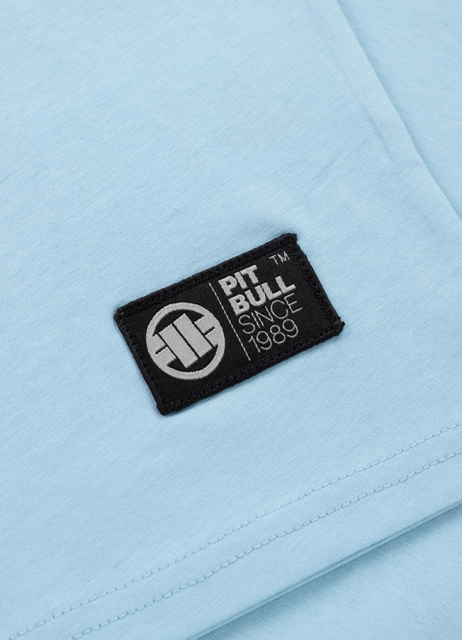 Koszulka męska T-Shirt Pit Bull Palms jasna niebieska