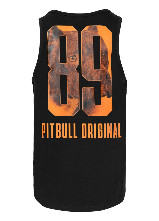Koszulka męska tank top Pitbull Eighty Nine Dog czarna