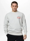 Bluza męska bez kaptura Pitbull Champion Bloodline biała