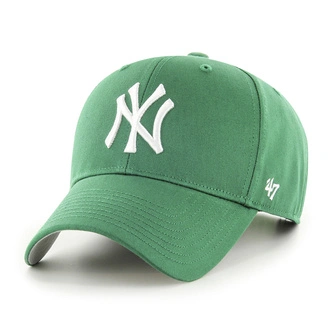Czapka dziecięca z daszkiem 47 Brand New York Yankees Basic Kelly Clean Up Kids zielona