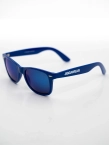 Okulary przeciwsłoneczne Jigga Wear White Name Wayfarer niebiesko/niebieskie
